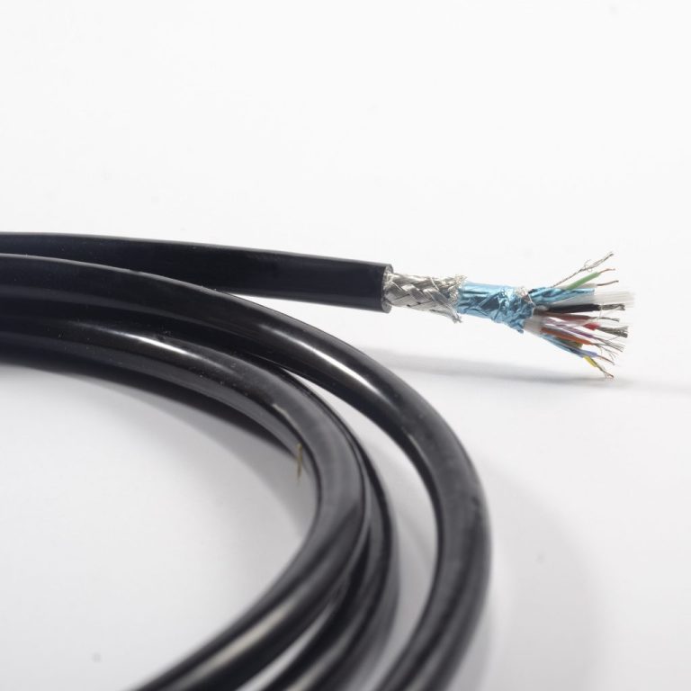 10 Wire Shielded-Silicone Cable With 2 shielded twisted pair