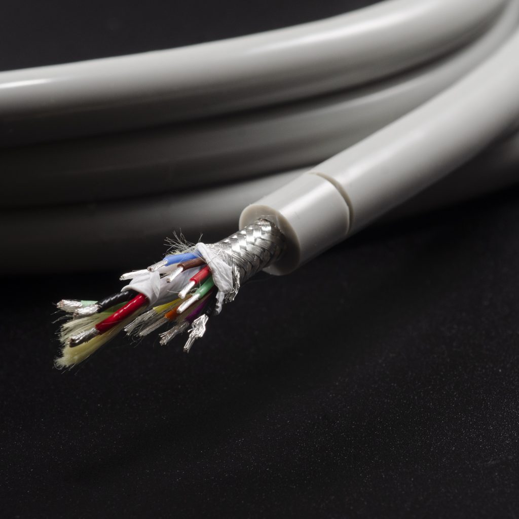 14 wire silicone cable with 3 wire 22AWG and 11 wire 26AWGB and diameter OD 7.5mm