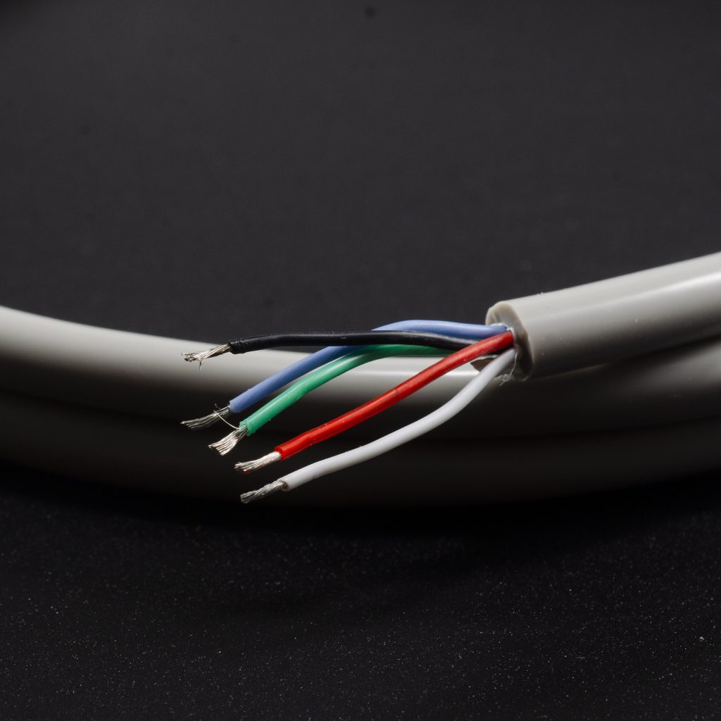 5 core flexible silicone wire cable with full silicone insulation and jacket