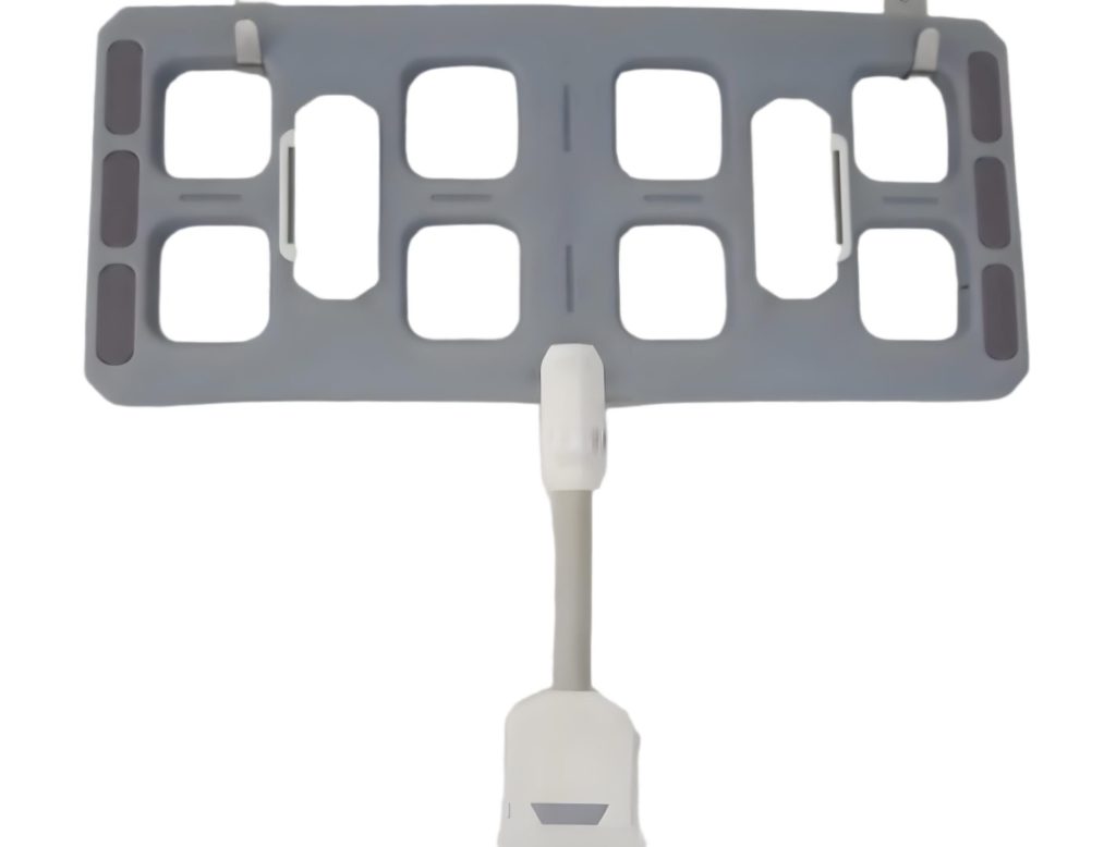 Flexible foam shell for MRI coil with 10 slot