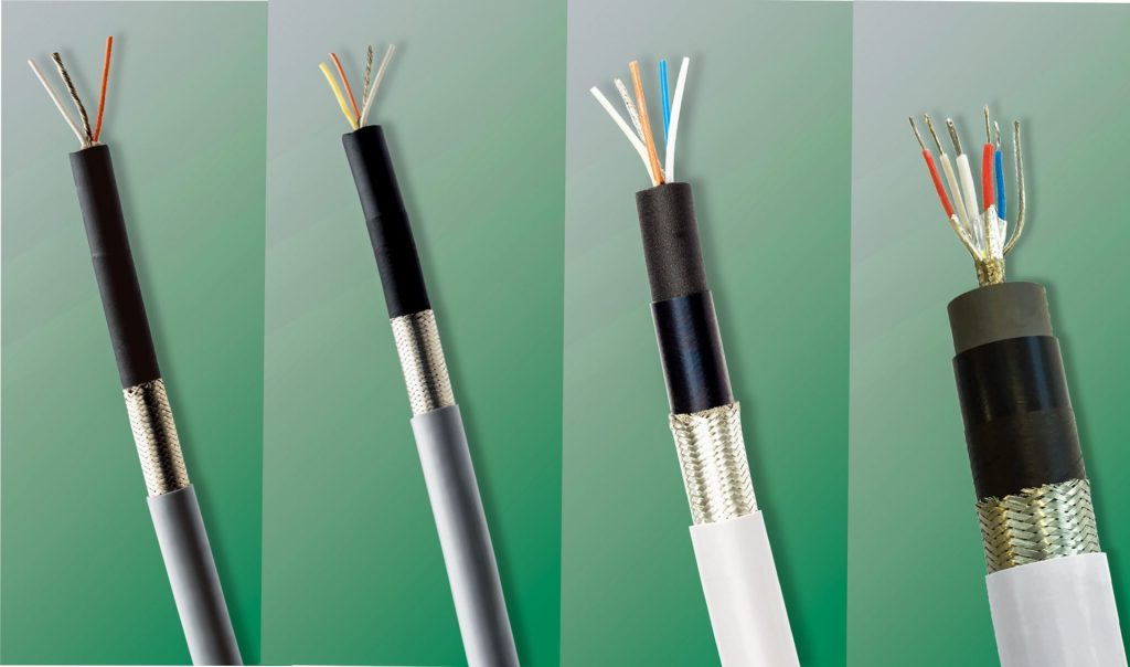 x-ray cables with different wires