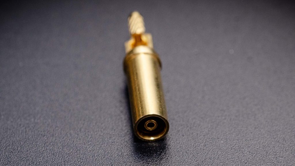 Coaxial female socket (closed / machined)