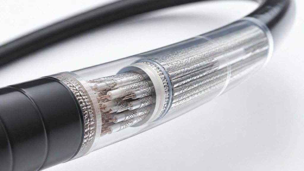 medical grade micro coaxial cable bundle application in flexible endoscope