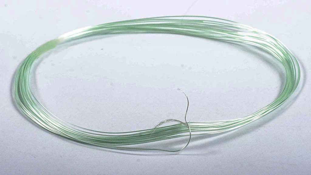 48AWG ultra thin micro coaxial cable compared with human hair
