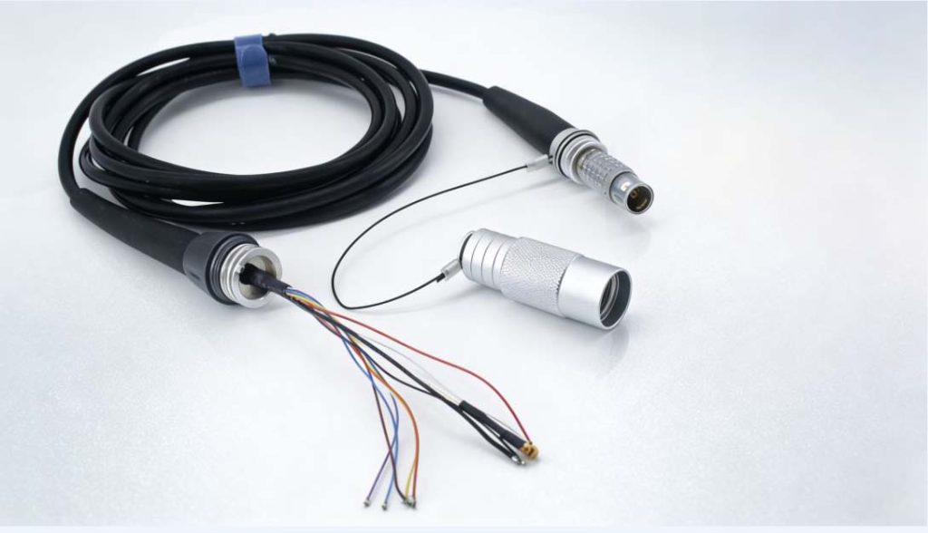 fluorescent endoscopy handle cable unterminated ends