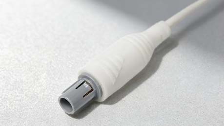 single use endoscopy catheter cable white plug