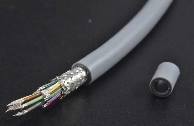 20 wire MRI coil cable with 8 coax RG178 plus 12 wire 26AWG PVC Jacket